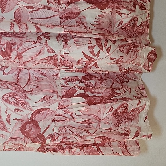 Olivaceous  Floral Print Dress with Tassel Tie Size Large - Picture 14 of 16